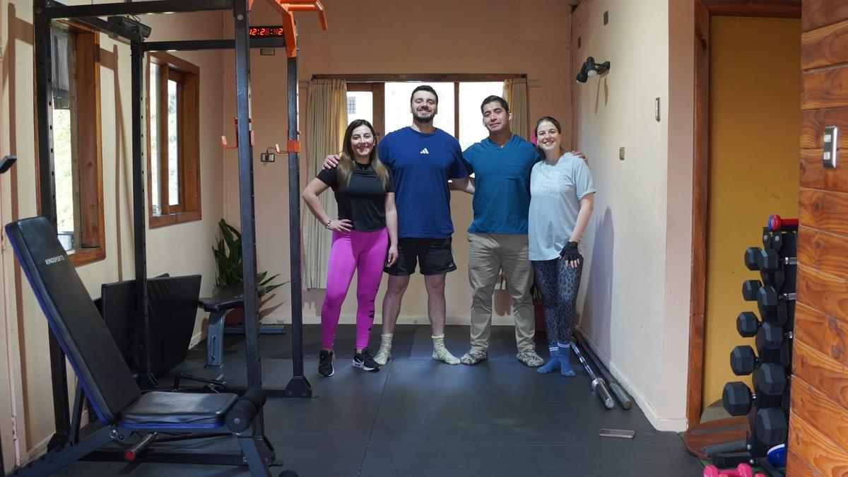 Pacientes en la sala de entrenamiento de CIRECH