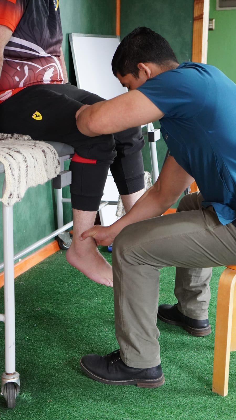Evaluación kinésica de extremidad inferior en CIRECH